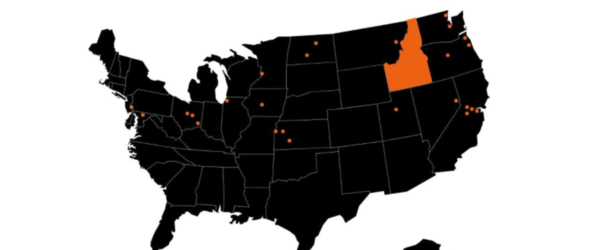 Which state is idaho located in usa?